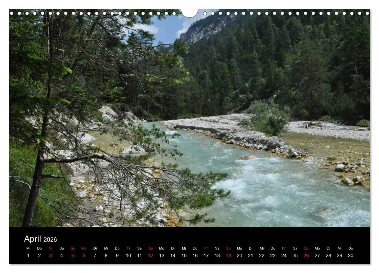 Bild: 9783516103618 | Die Isar - Von Scharnitz bis München (Wandkalender 2026 DIN A3...