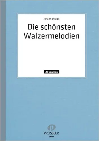 Cover: 9790201403618 | Die schönsten Walzermelodien von Johann Strauß (Medley): für Akkordeon