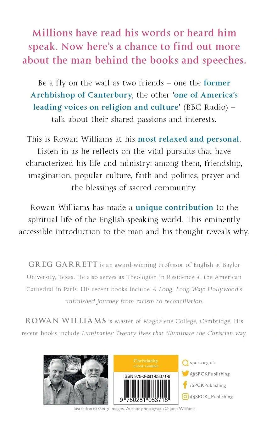 Rückseite: 9780281083718 | Rowan Williams in Conversation | with Greg Garrett | Rowan Williams