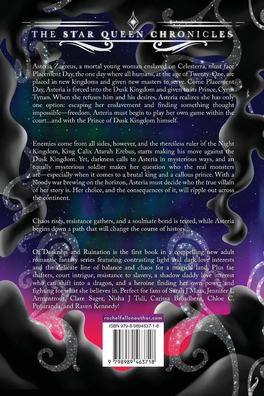Rückseite: 9798989463718 | Of Darkness and Ruination | Rachel Fallon | Taschenbuch | Englisch