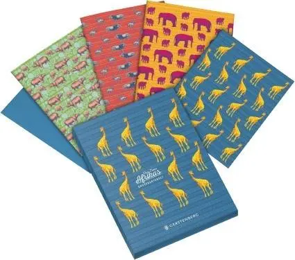 Cover: 4250915933818 | Tiere Afrikas Grußkartenset - Giraffe | Postkartenbuch, -satz | farbig