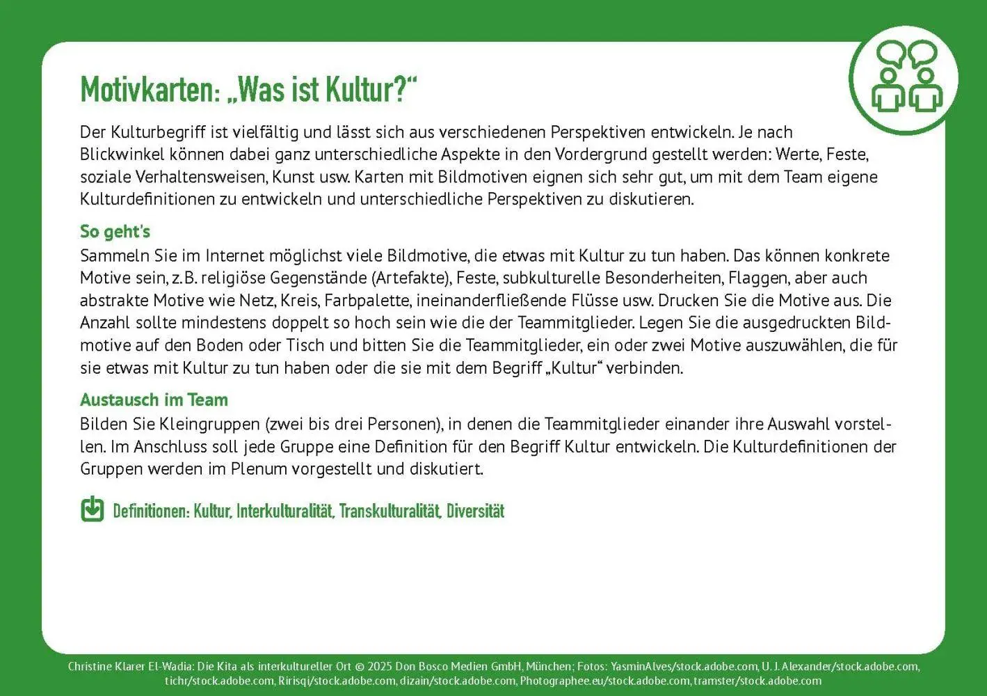 Bild: 4260694923818 | Die Kita als interkultureller Ort | Christine Klarer El-Wadia | Bundle
