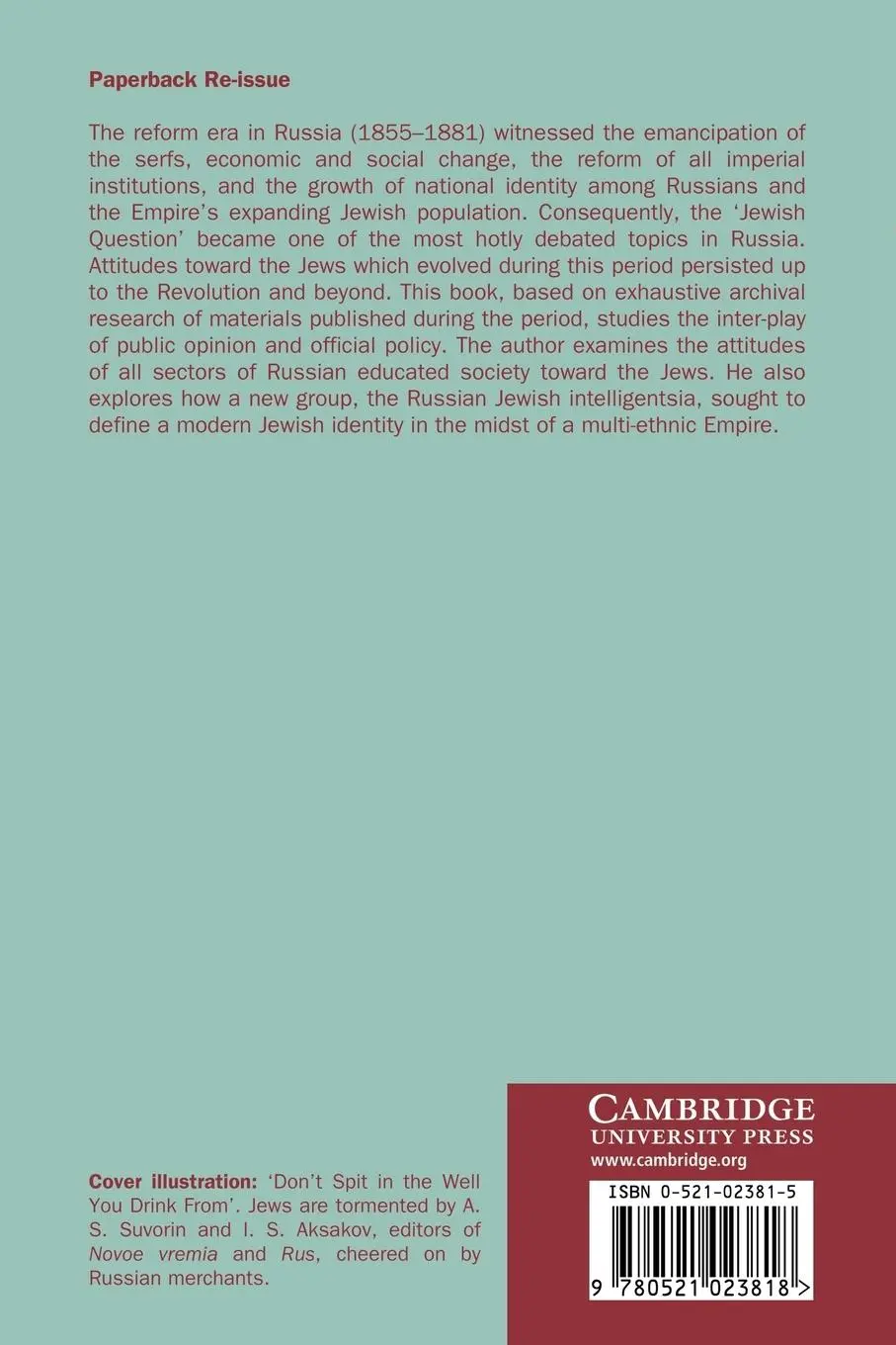 Rückseite: 9780521023818 | Imperial Russia's Jewish Question, 1855 1881 | John Doyle Klier | Buch