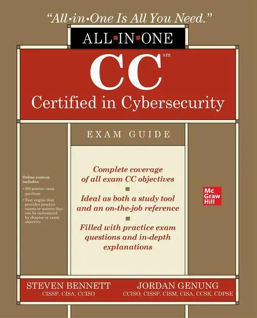 Cover: 9781265203818 | CC Certified in Cybersecurity All-In-One Exam Guide | Genung (u. a.) Cover: 9781265203818 | CC Certified in Cybersecurity All-In-One Exam Guide | Genung (u. a.)