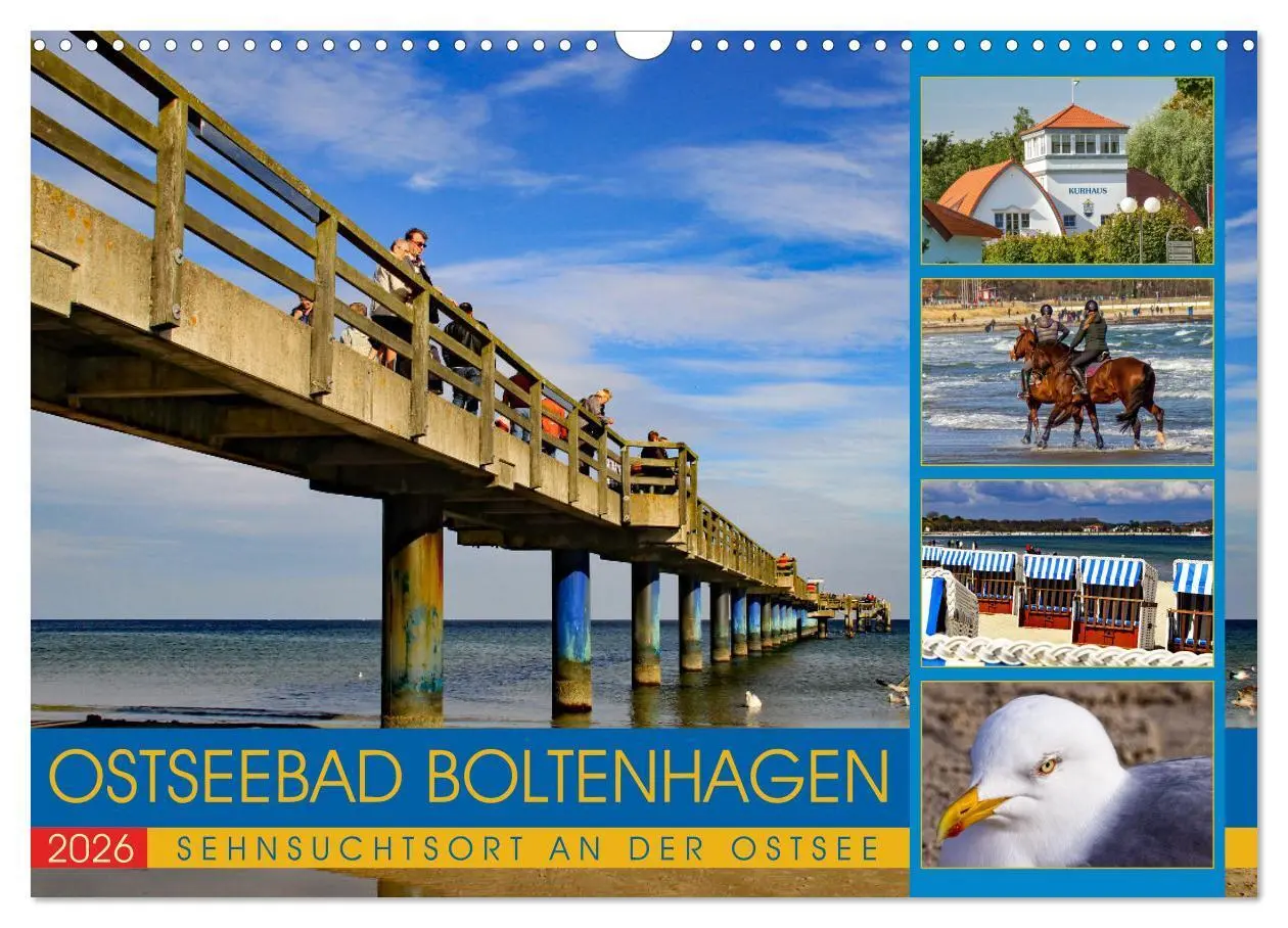 Cover: 9783457923818 | Ostseebad Boltenhagen - Sehnsuchtsort an der Ostsee (Wandkalender...