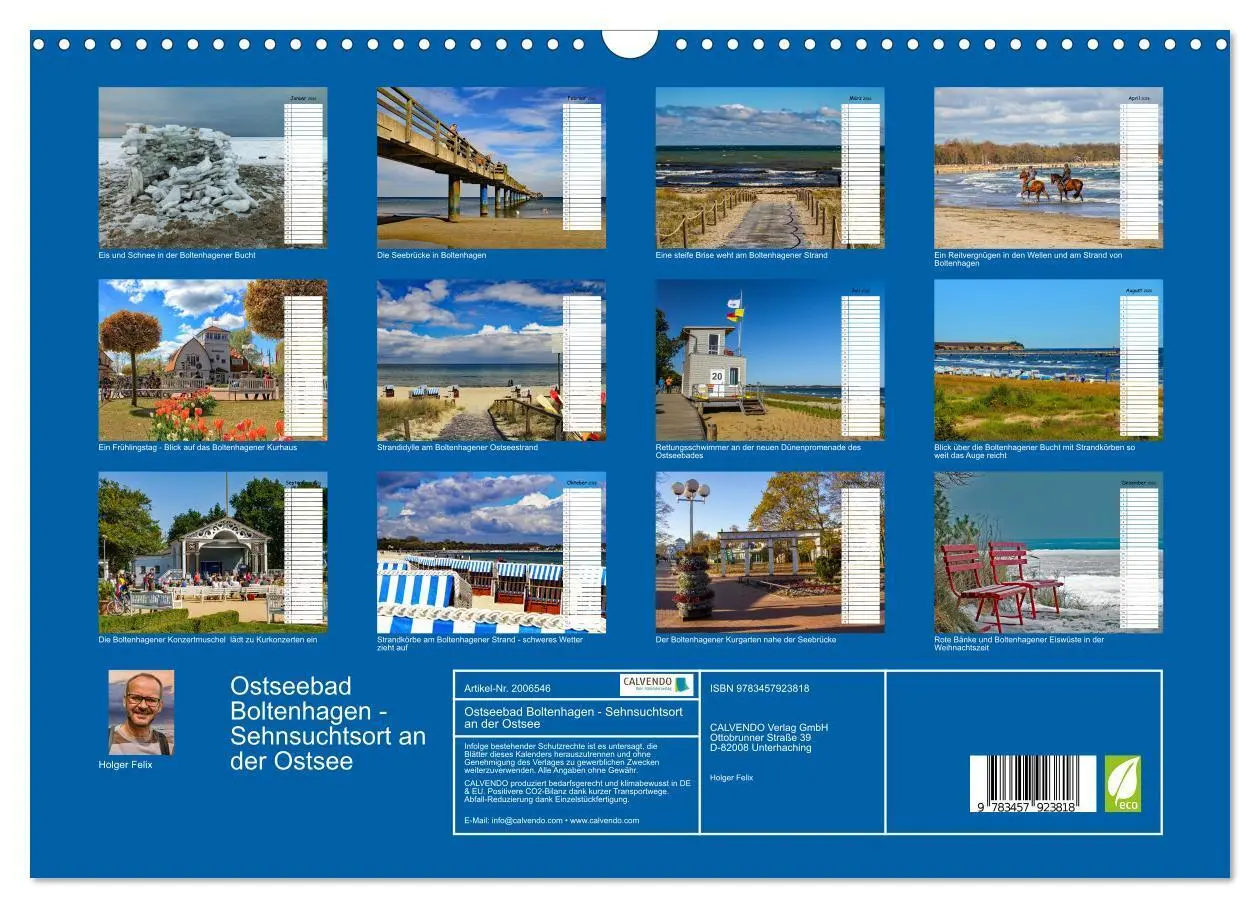 Bild: 9783457923818 | Ostseebad Boltenhagen - Sehnsuchtsort an der Ostsee (Wandkalender...