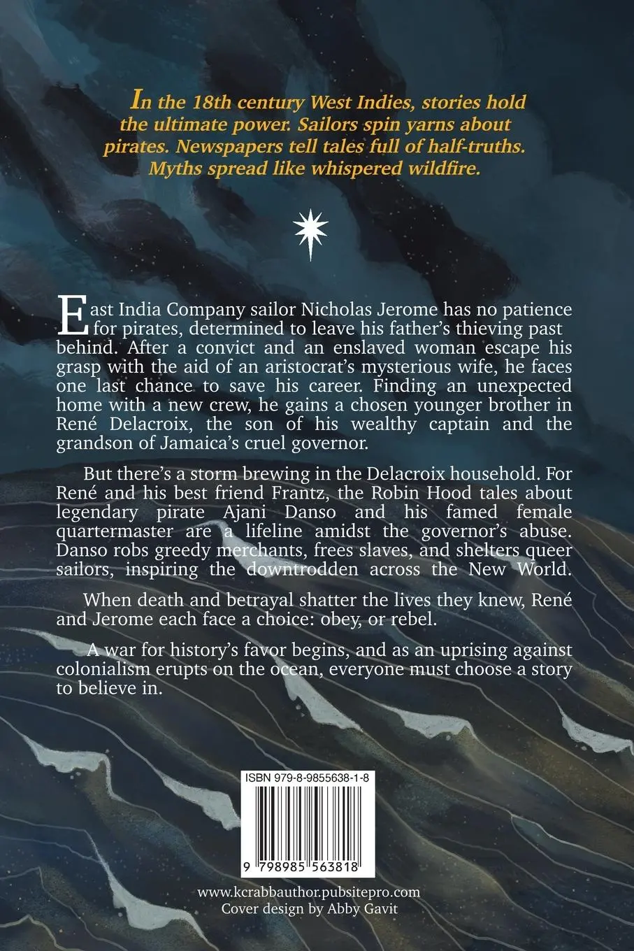 Rückseite: 9798985563818 | Sailing by Orion's Star | Katie Crabb | Taschenbuch | Englisch | 2022