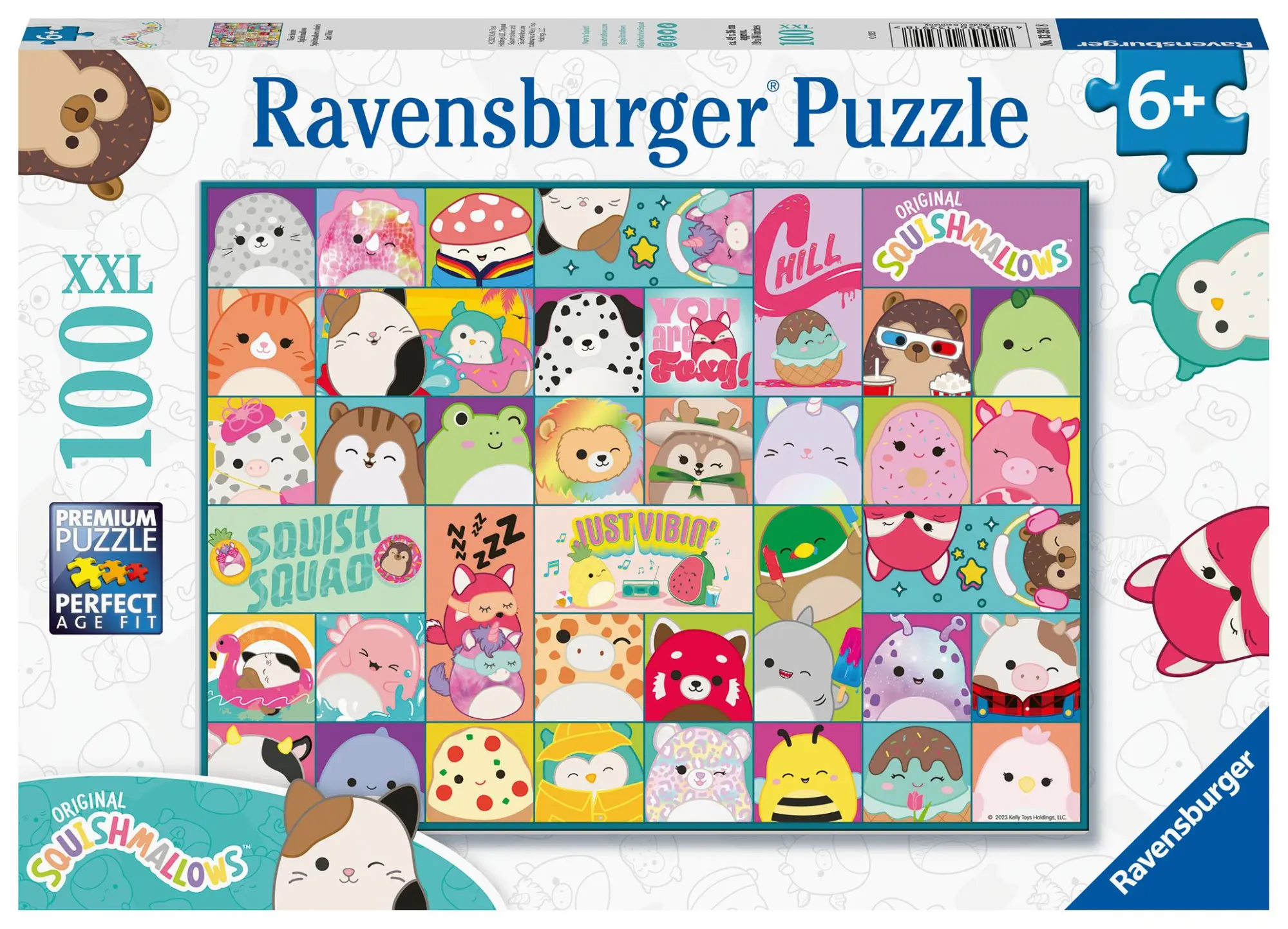 Cover: 4005556133918 | Kinderpuzzle 100 XXL Teile - Squishmallows - Viele bunte Squishmallows