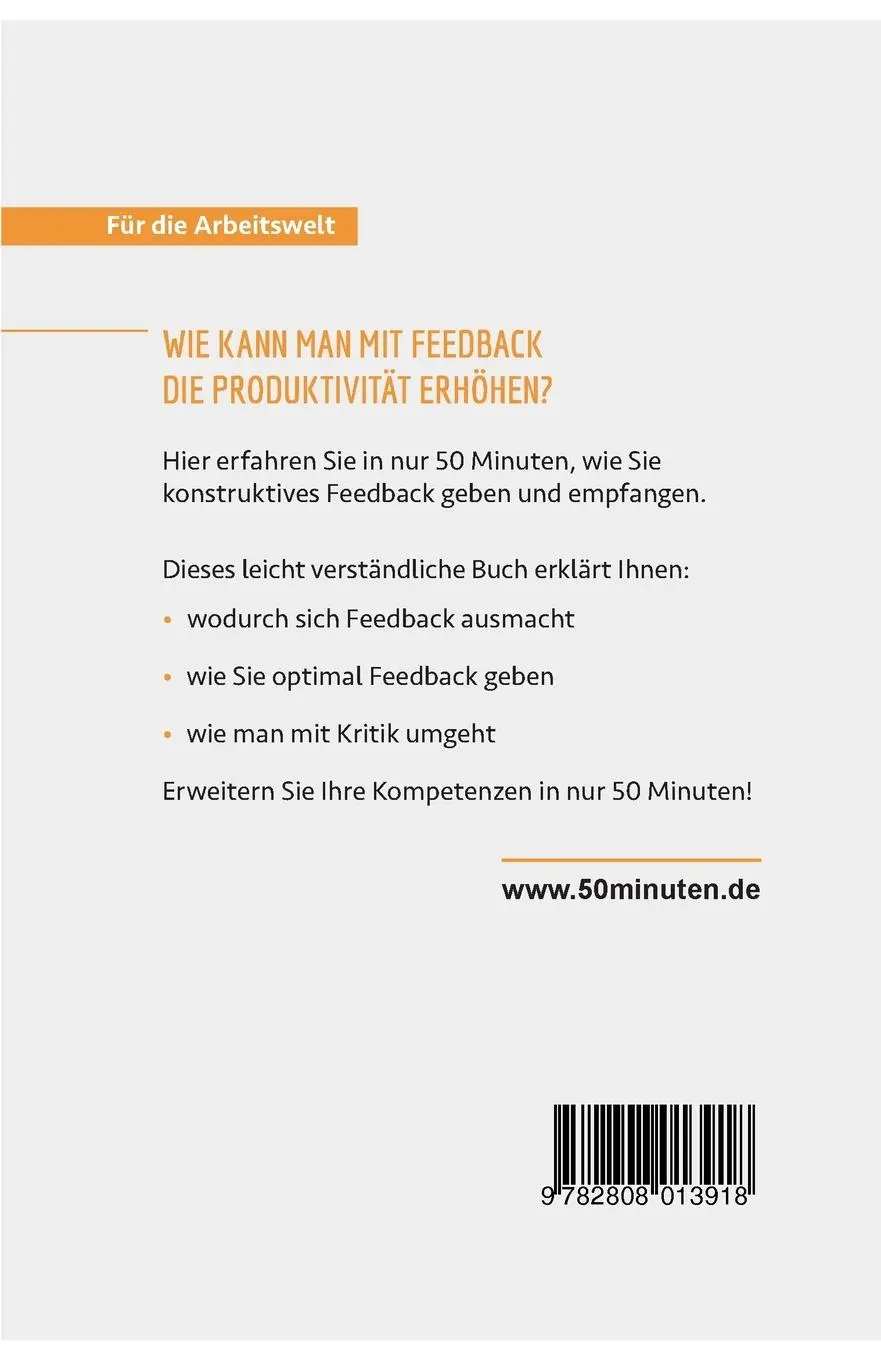 Rückseite: 9782808013918 | Konstruktives Feedback | Véronique Bronckart | Taschenbuch | Coaching