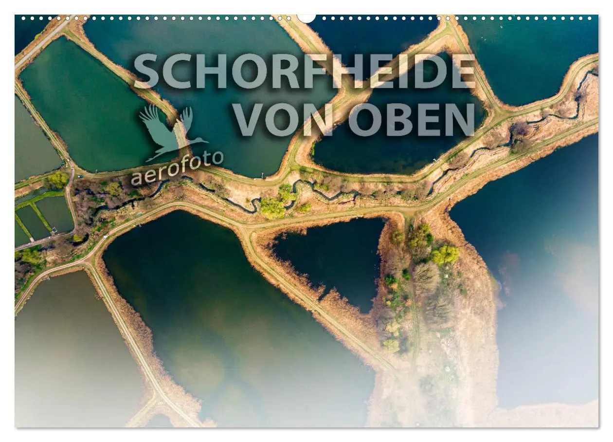 Cover: 9783457843918 | Schorfheide von oben (Wandkalender 2026 DIN A2 quer), CALVENDO...