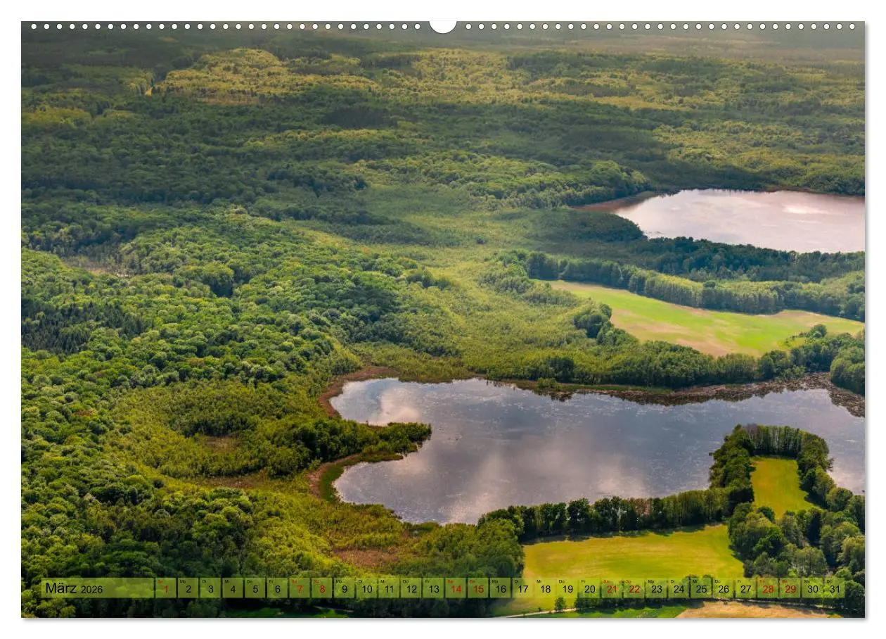 Bild: 9783457843918 | Schorfheide von oben (Wandkalender 2026 DIN A2 quer), CALVENDO...