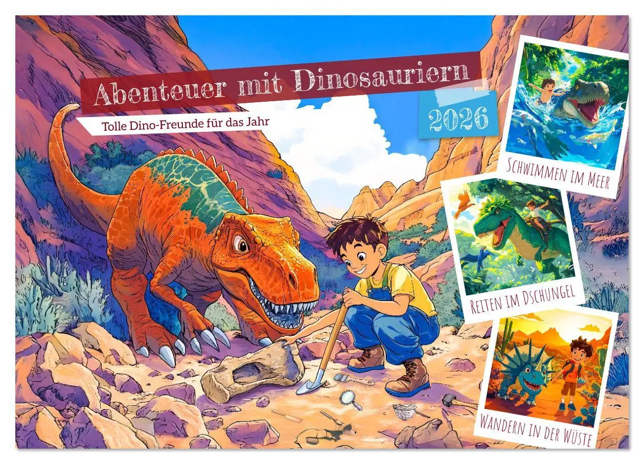 Cover: 9783516623918 | Abenteuer mit Dinosauriern - Tolle Dino-Freunde für das Jahr...