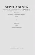Cover: 9783525533918 | Septuaginta. Band 1 | John W. Wevers | Buch | 502 S. | Deutsch | 2009