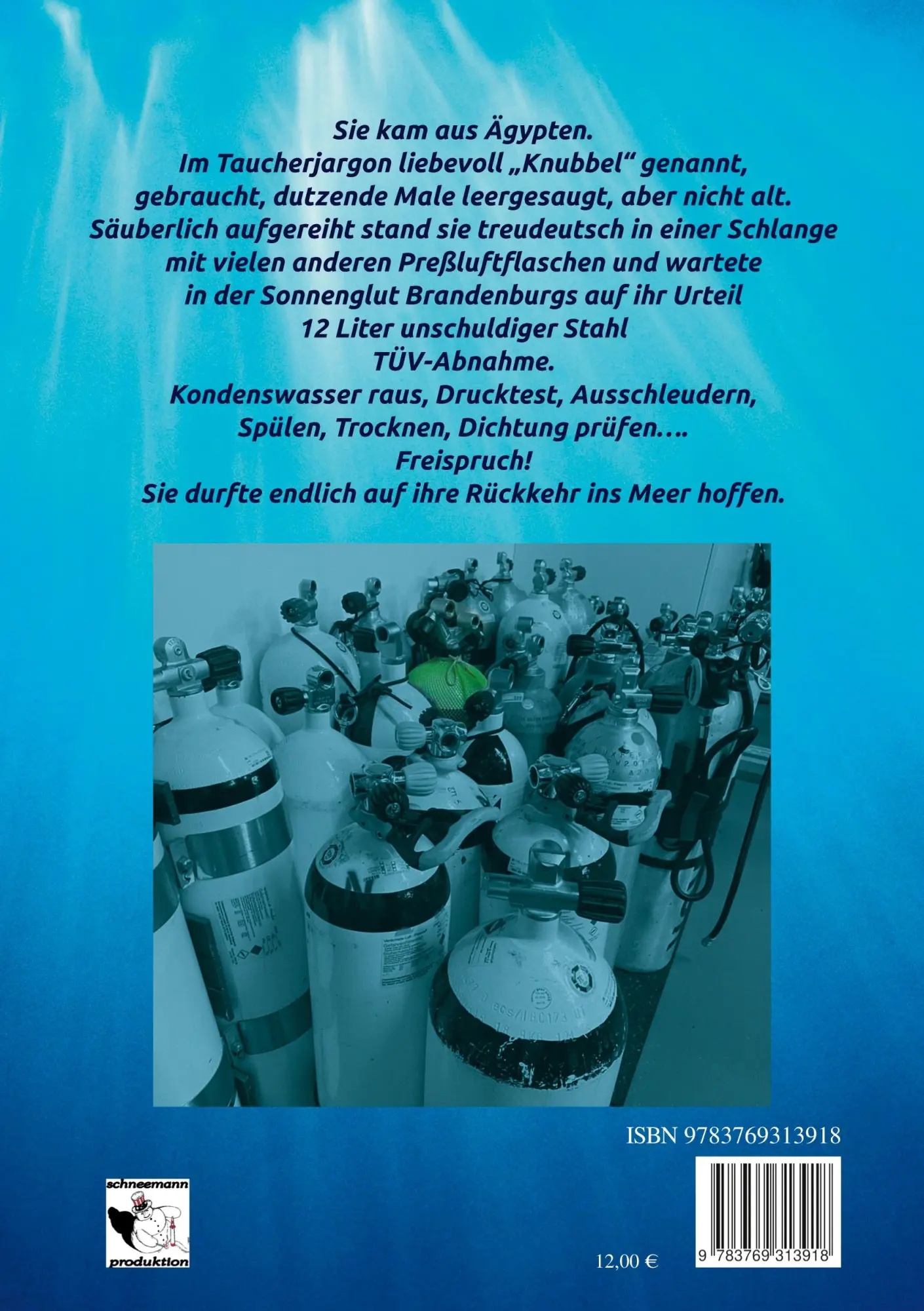 Rückseite: 9783769313918 | Die Flasche | Ein Taucherkrimi | Harald Skorepa | Taschenbuch | 120 S.