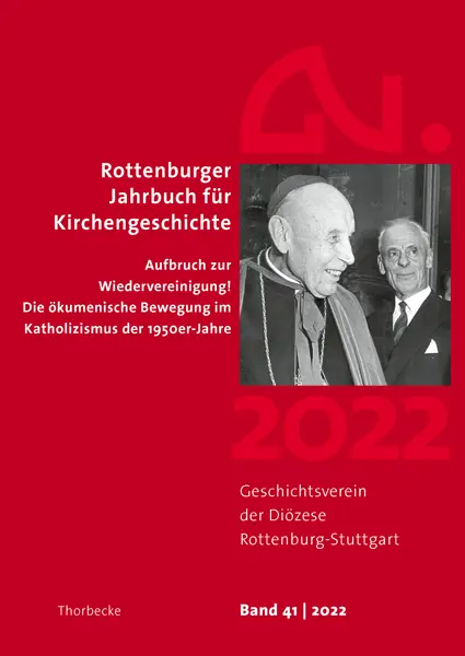 Cover: 9783799563918 | Rottenburger Jahrbuch zur Kirchengeschichte 41/2022 | Taschenbuch