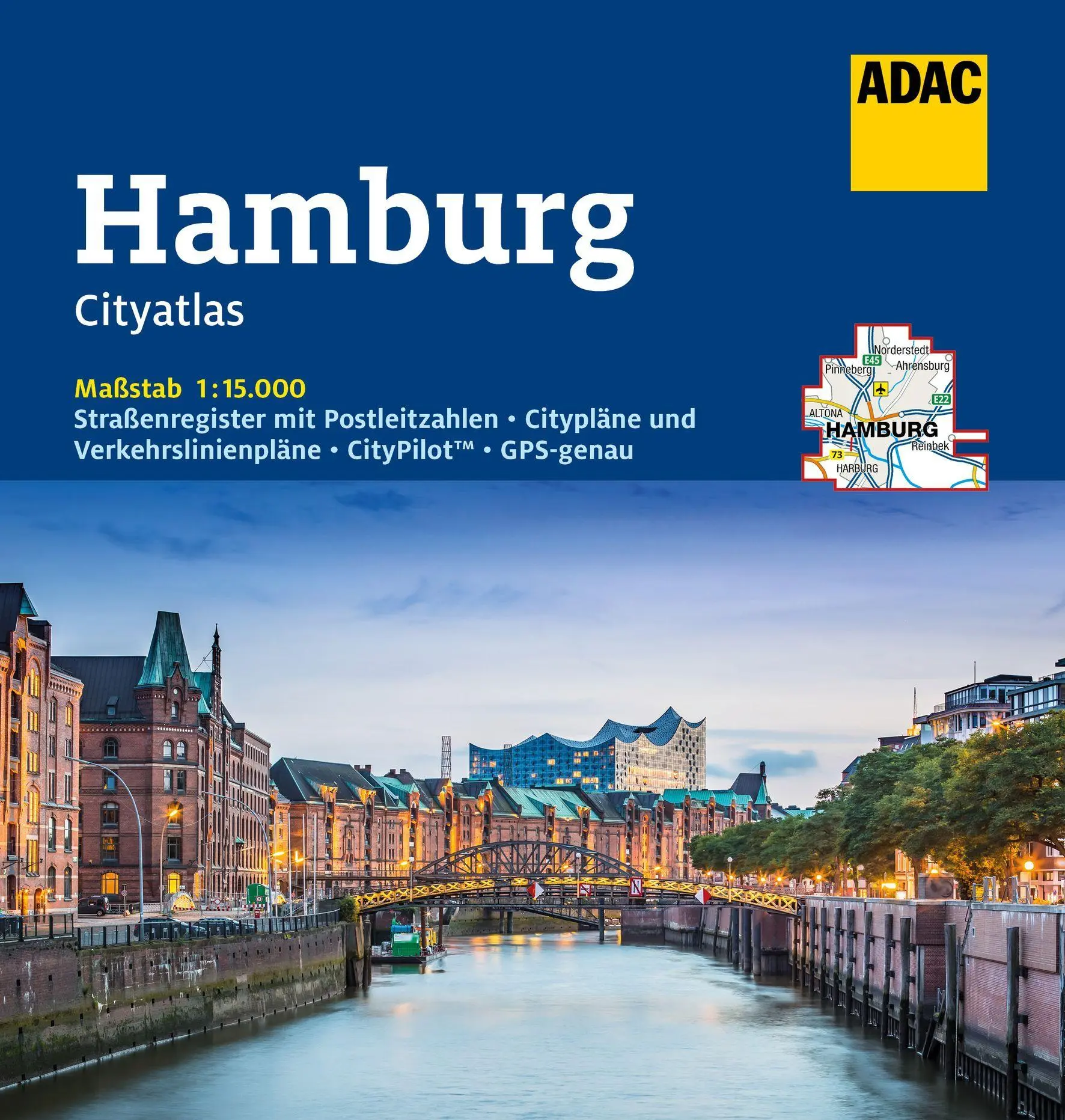 Cover: 9783826423918 | ADAC Cityatlas Hamburg 1:15.000 | Taschenbuch | 216 S. | Deutsch