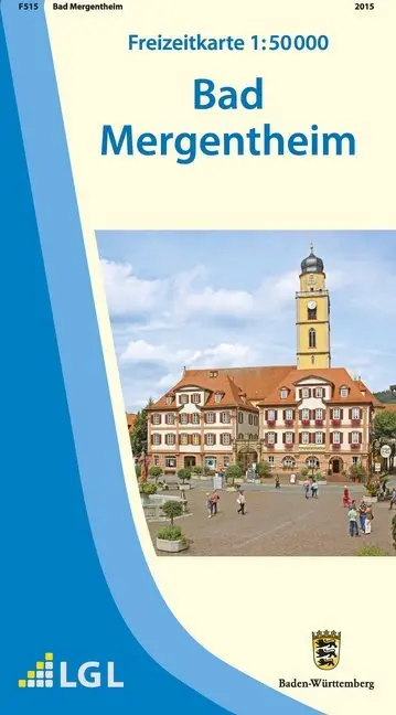 Cover: 9783863983918 | Topographische Freizeitkarte Baden-Württemberg Bad Mergentheim | 2015