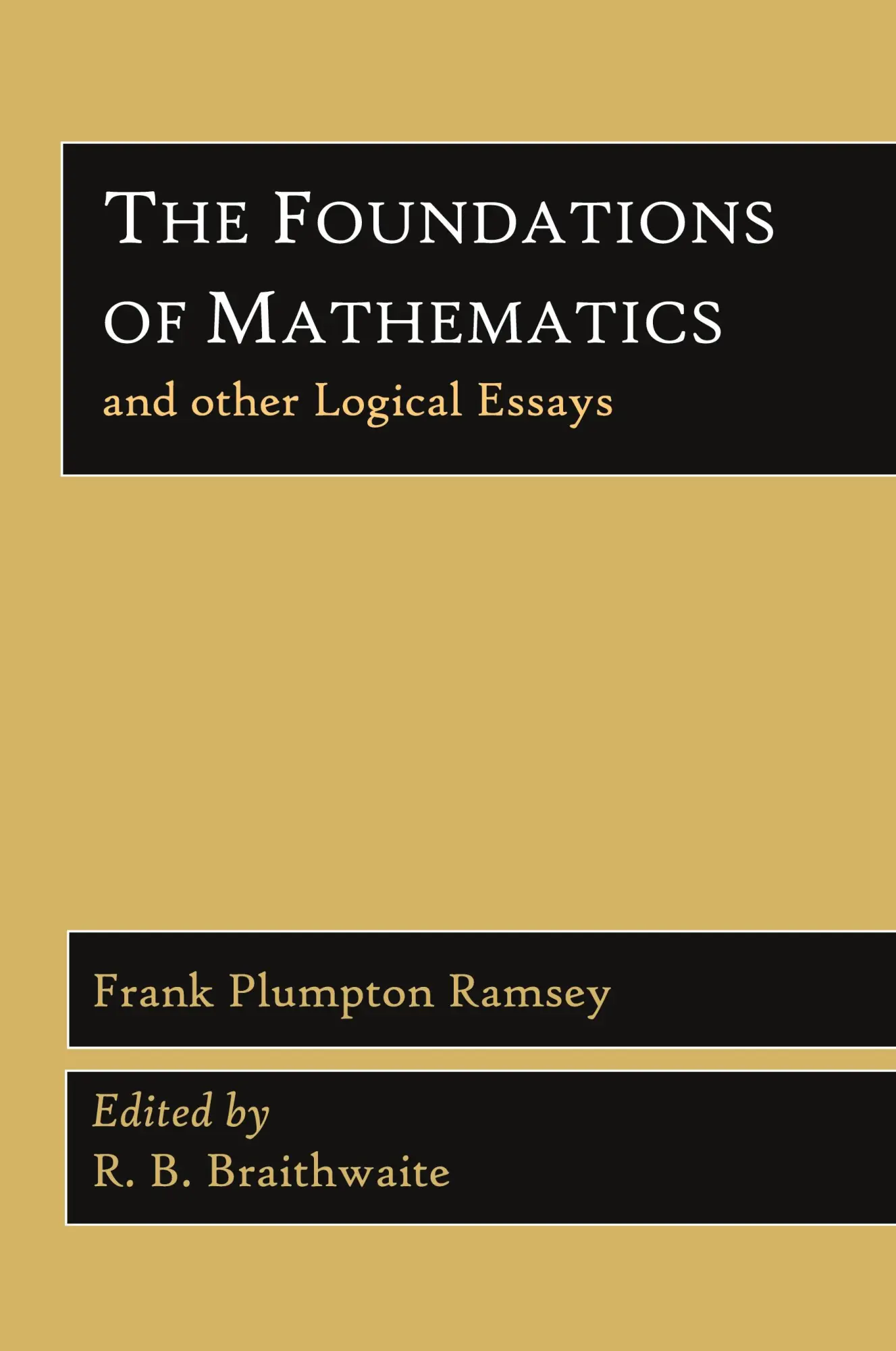 Cover: 9781614274018 | The Foundations of Mathematics and Other Logical Essays | Ramsey