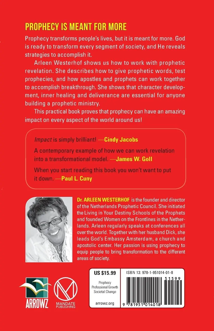 Rückseite: 9781951014018 | Impact | Prophesy and Change the World | Arleen Westerhof | Buch