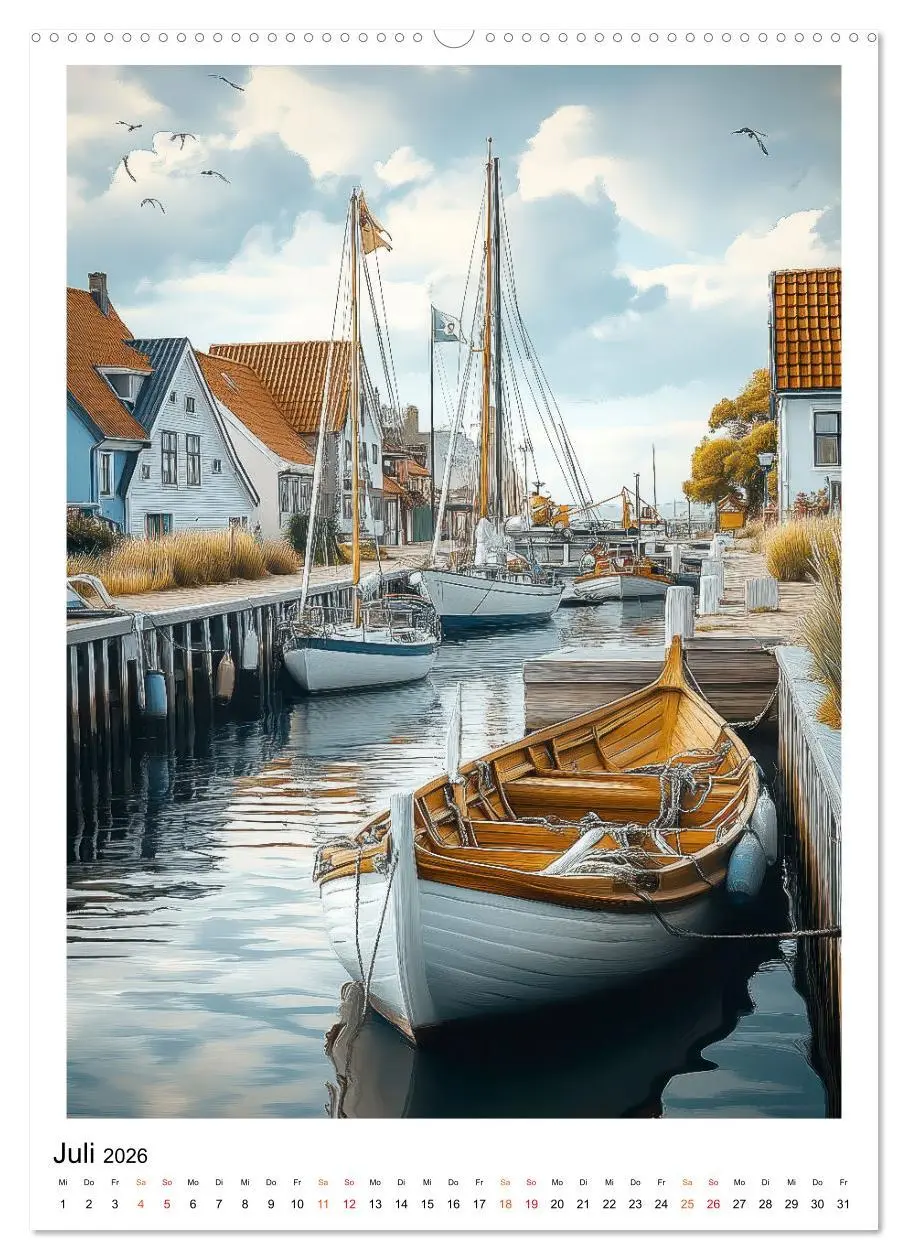 Bild: 9783457284018 | Dänemark - Wellen, Wind, Lebensgefühl (Wandkalender 2026 DIN A2...