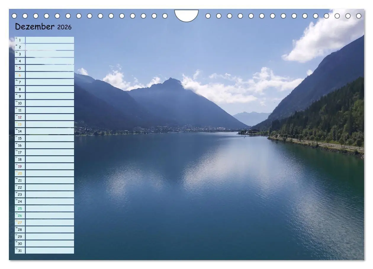 Bild: 9783457594018 | Auszeit am Achensee Tirol (Wandkalender 2026 DIN A4 quer), CALVENDO...
