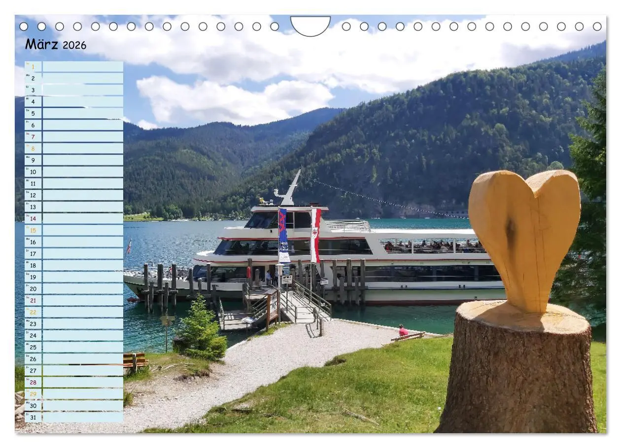 Bild: 9783457594018 | Auszeit am Achensee Tirol (Wandkalender 2026 DIN A4 quer), CALVENDO...