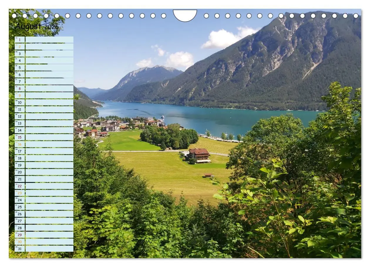 Bild: 9783457594018 | Auszeit am Achensee Tirol (Wandkalender 2026 DIN A4 quer), CALVENDO...