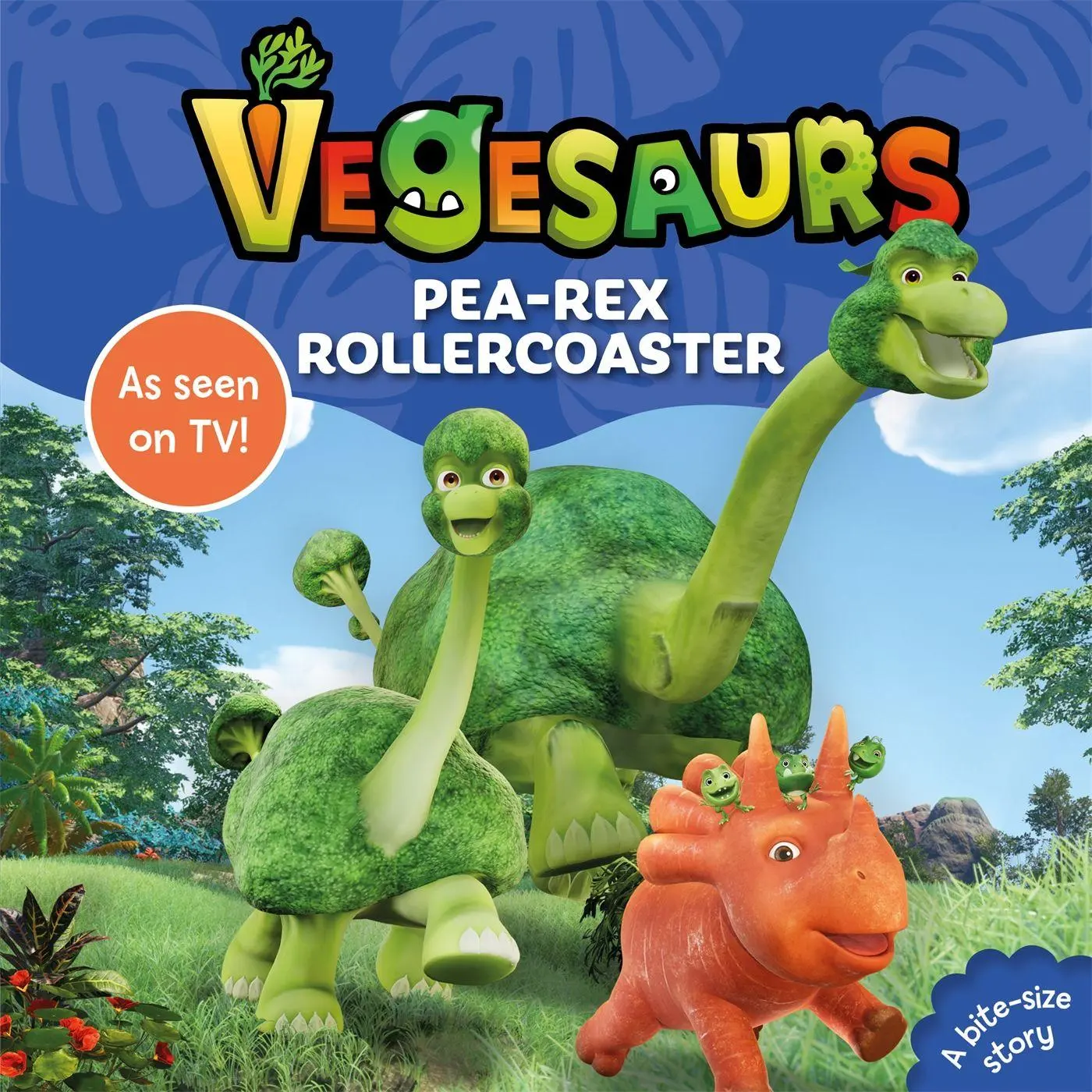 Cover: 9781035014118 | Vegesaurs: Pea-Rex Rollercoaster | Based on the hit CBeebies series