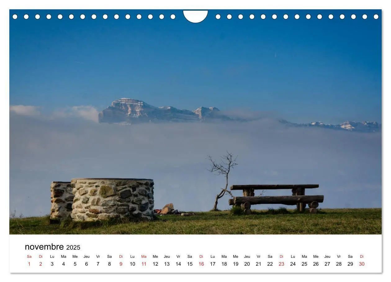 Bild: 9781325944118 | Le massif de Belledonne, vues sur les Alpes (Calendrier mural 2025...