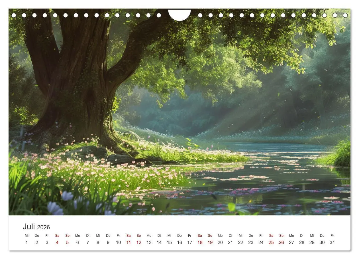 Bild: 9783457344118 | Anime - Welten: Eine Reise durch verträumte Welten (Wandkalender...