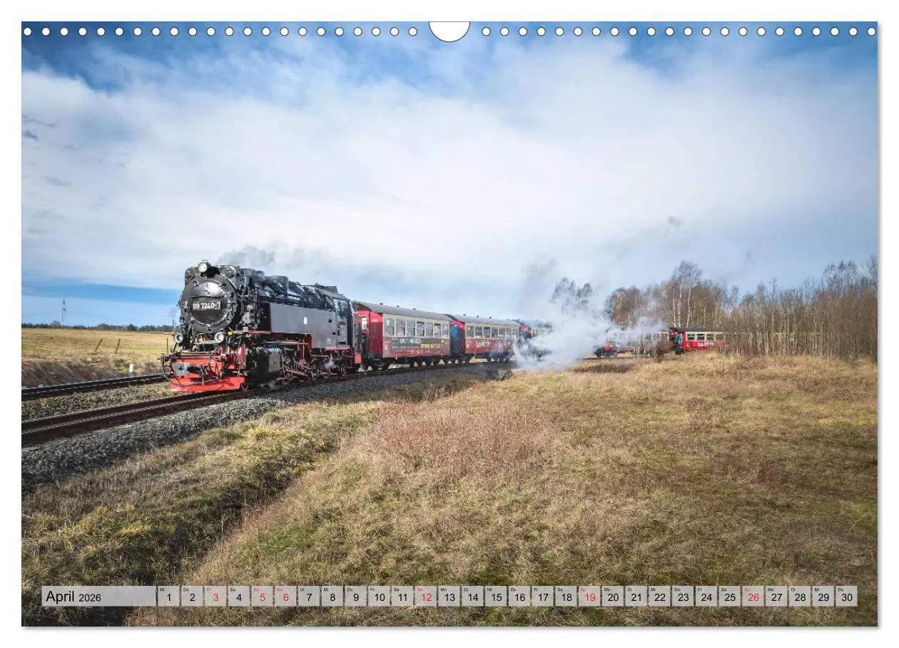 Bild: 9783457724118 | Volldampf durch den Harz (Wandkalender 2026 DIN A3 quer), CALVENDO...
