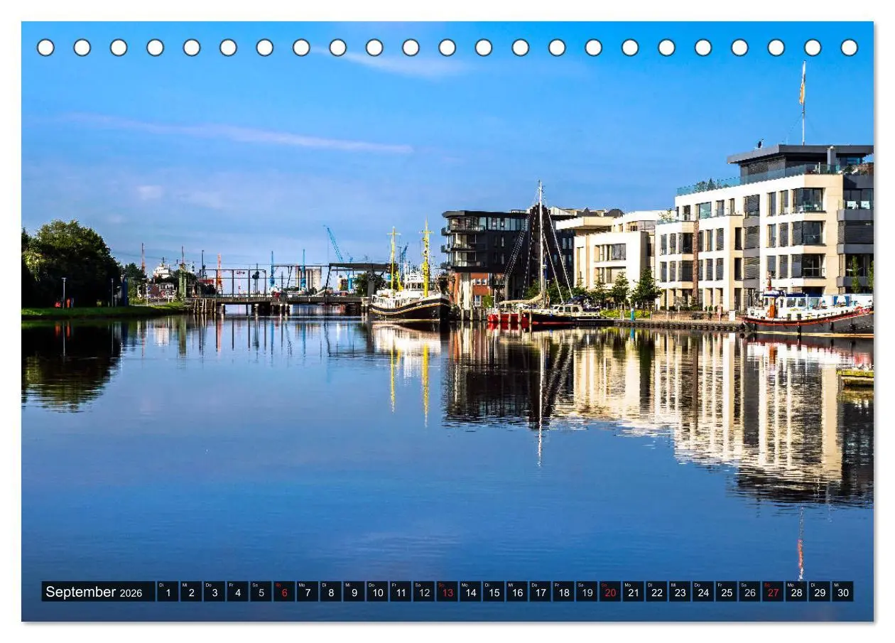 Bild: 9783457964118 | EMDEN Seehafenstadt mit Flair (Tischkalender 2026 DIN A5 quer),...