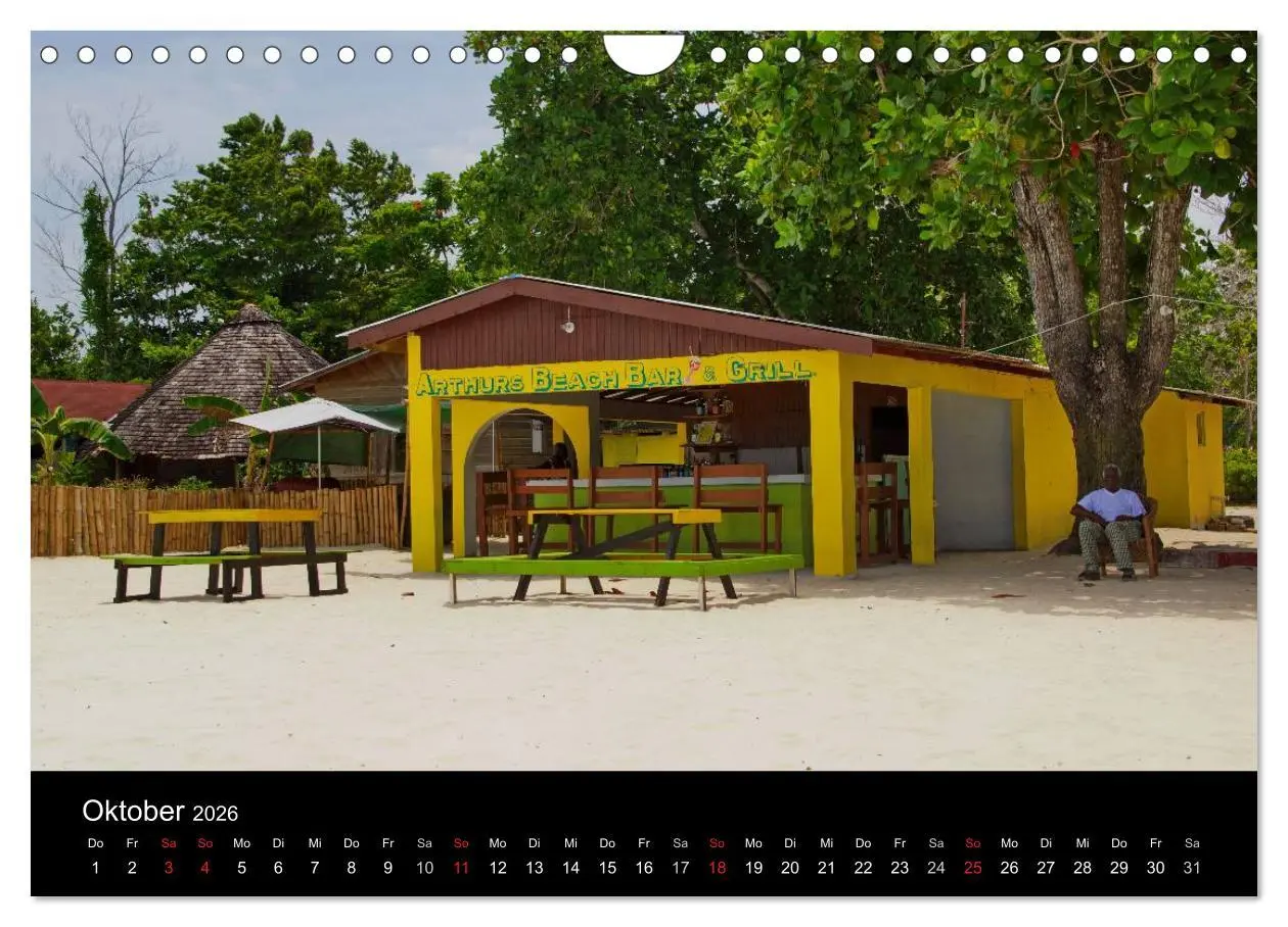 Bild: 9783516054118 | Jamaika Sonne und Strand (Wandkalender 2026 DIN A4 quer), CALVENDO...
