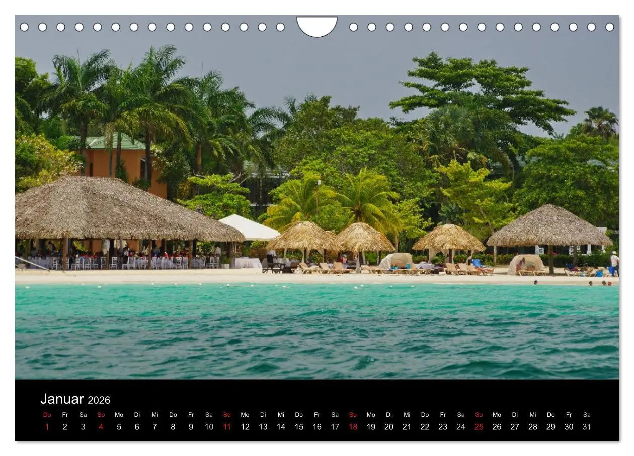 Bild: 9783516054118 | Jamaika Sonne und Strand (Wandkalender 2026 DIN A4 quer), CALVENDO...