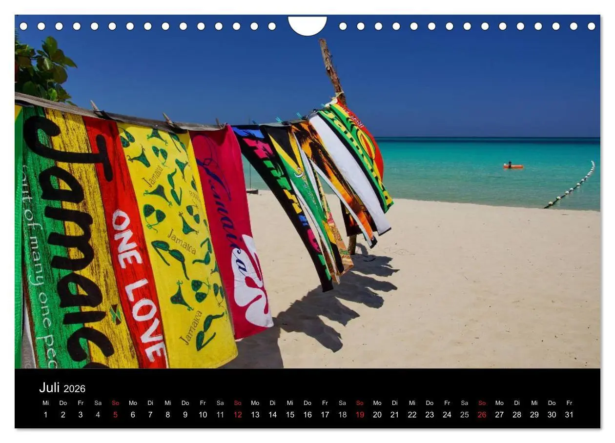 Bild: 9783516054118 | Jamaika Sonne und Strand (Wandkalender 2026 DIN A4 quer), CALVENDO...