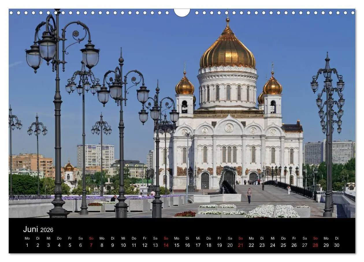 Bild: 9783516124118 | Moskau (Wandkalender 2026 DIN A3 quer), CALVENDO Monatskalender | 2026