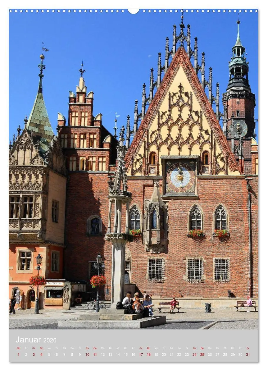 Bild: 9783516294118 | Breslau - Historische Mitte und Dominsel (Wandkalender 2026 DIN A2...