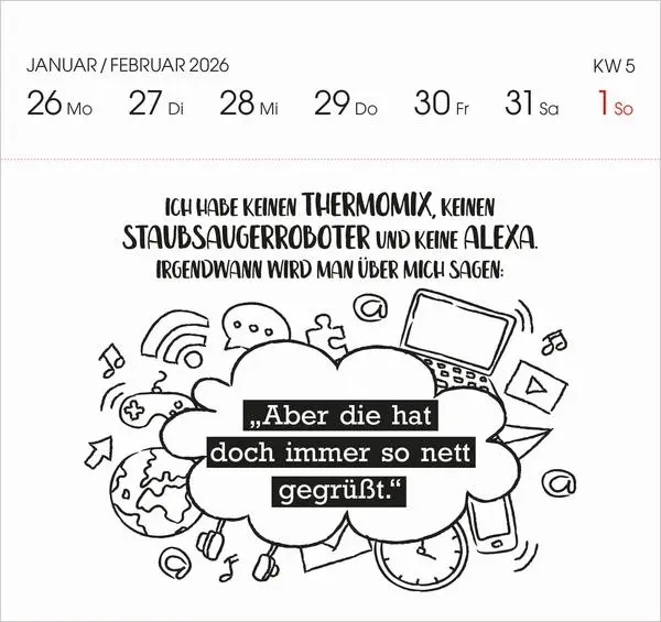 Bild: 9783731884118 | Visual Words 2026 | Verlag Korsch | Kalender | 54 S. | Deutsch | 2026
