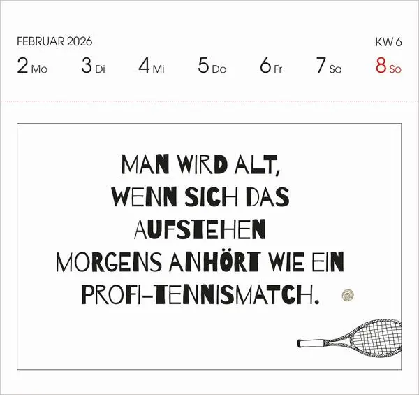 Bild: 9783731884118 | Visual Words 2026 | Verlag Korsch | Kalender | 54 S. | Deutsch | 2026