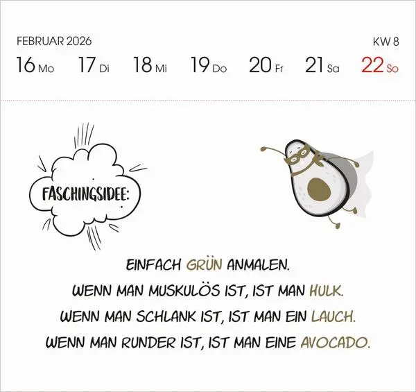 Bild: 9783731884118 | Visual Words 2026 | Verlag Korsch | Kalender | 54 S. | Deutsch | 2026
