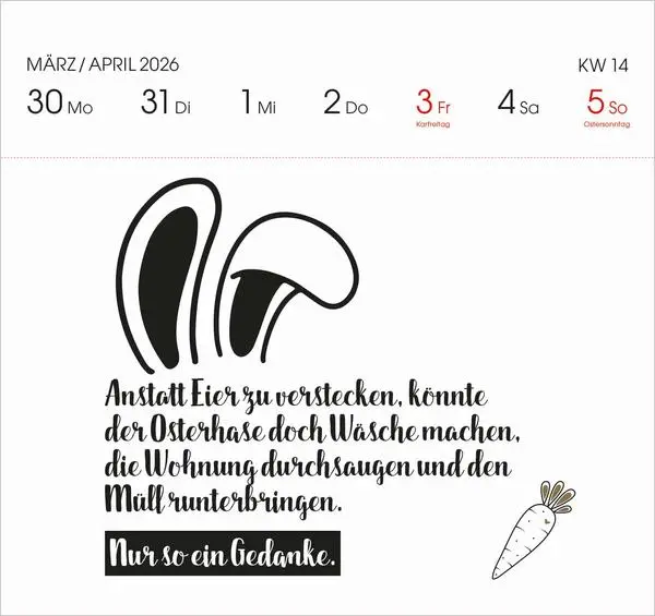 Bild: 9783731884118 | Visual Words 2026 | Verlag Korsch | Kalender | 54 S. | Deutsch | 2026