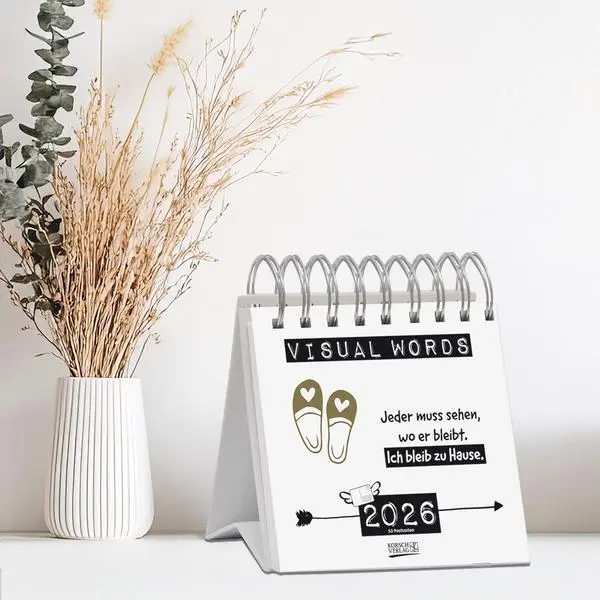 Bild: 9783731884118 | Visual Words 2026 | Verlag Korsch | Kalender | 54 S. | Deutsch | 2026