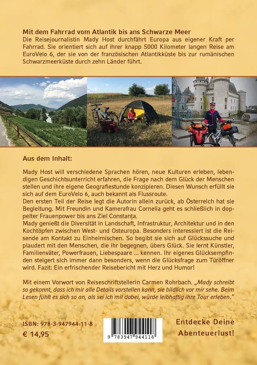 Bild: 9783947944118 | Mit dem Fahrrad vom Atlantik bis ans Schwarze Meer | Mady Host | Buch