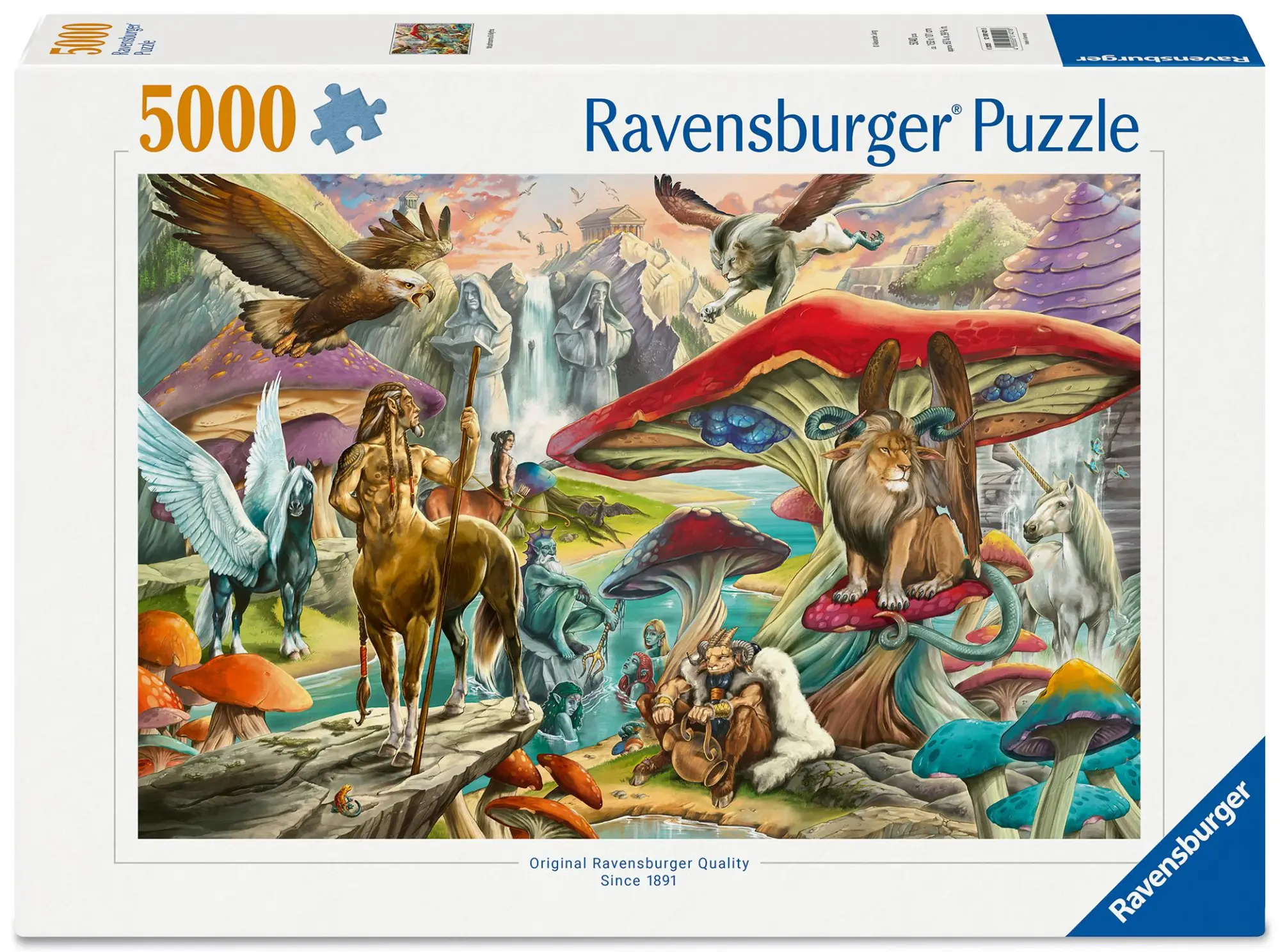 Cover: 4005555014218 | Ravensburger Puzzle 12001421 - Mushrooms &amp; Myths - 5000 Teile...