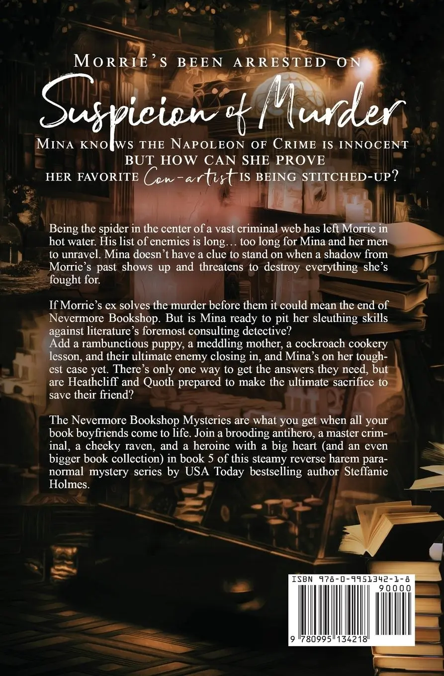 Rückseite: 9780995134218 | Prose and Cons | A reverse harem murder mystery | Steffanie Holmes