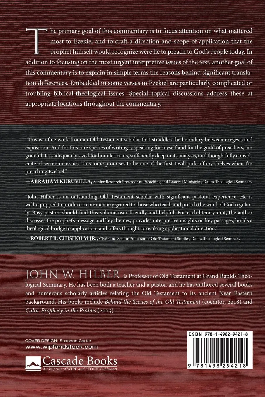 Rückseite: 9781498294218 | Ezekiel | John W. Hilber | Taschenbuch | Kartoniert / Broschiert