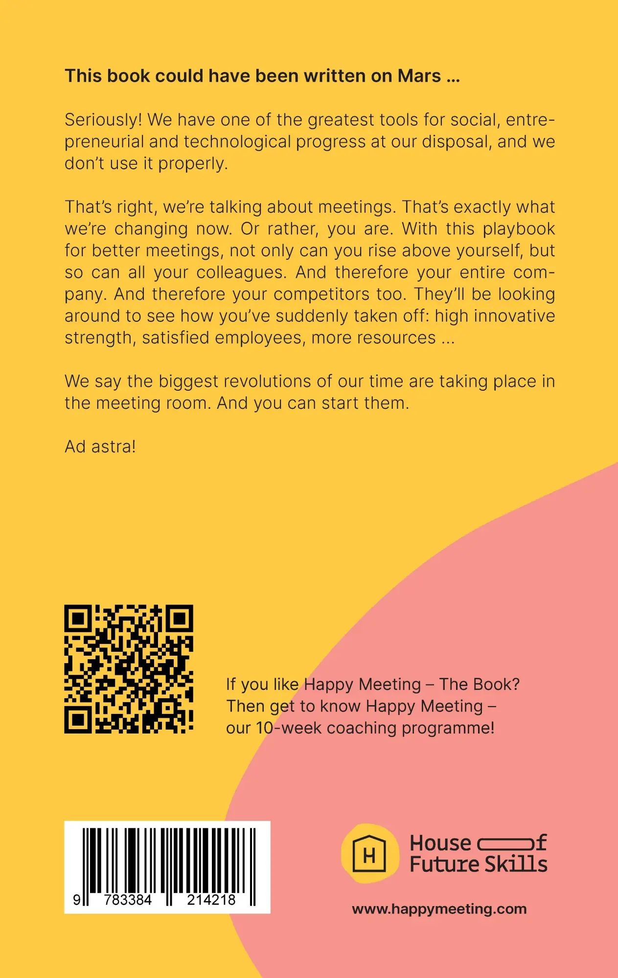 Rückseite: 9783384214218 | Happy Meeting | The playbook for an awesome future. | Wünsch (u. a.)