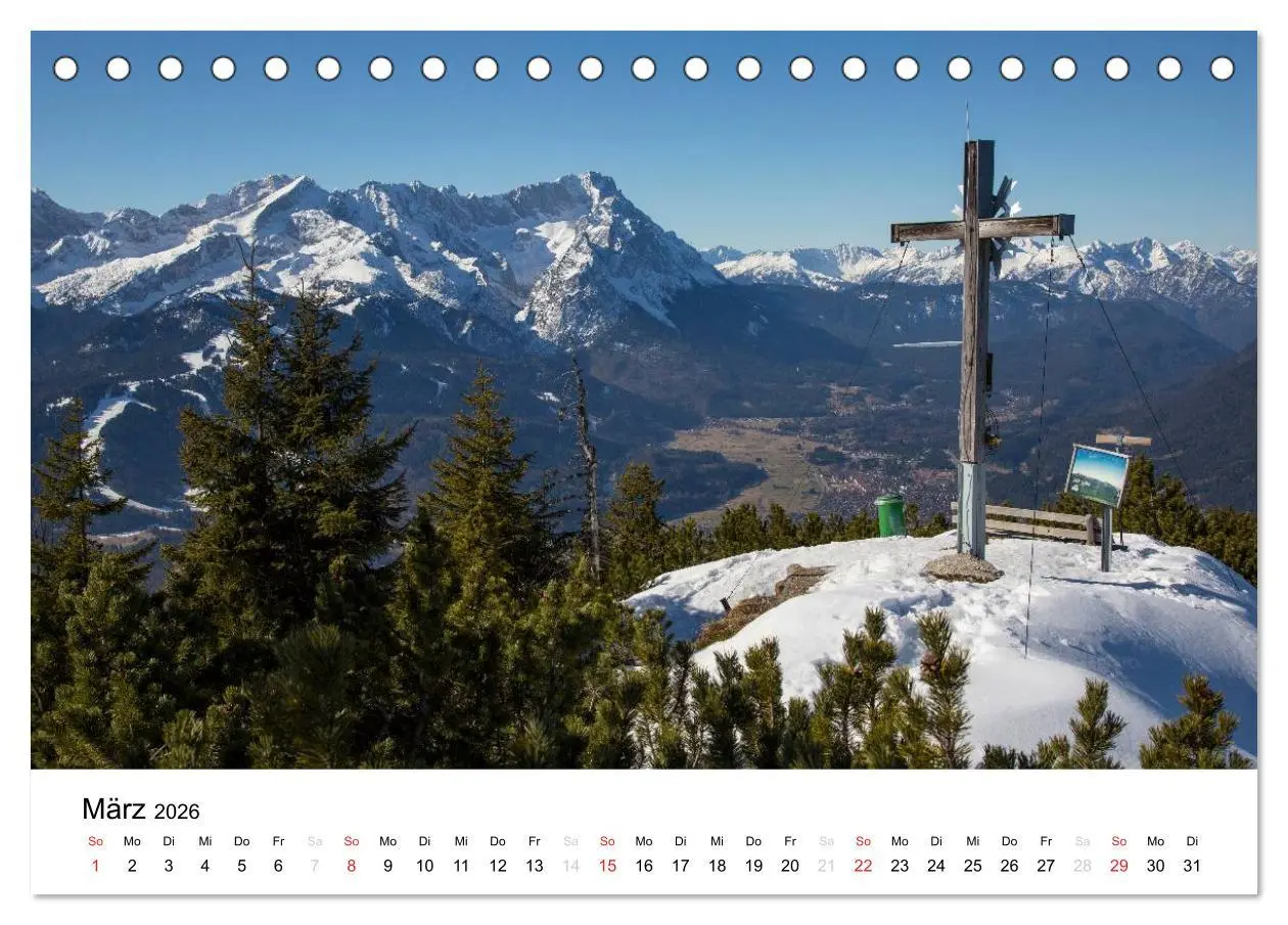 Bild: 9783516044218 | Zugspitz-Impressionen (Tischkalender 2026 DIN A5 quer), CALVENDO...