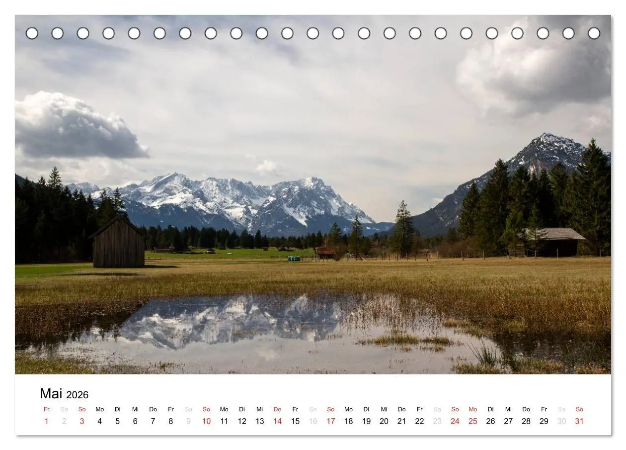 Bild: 9783516044218 | Zugspitz-Impressionen (Tischkalender 2026 DIN A5 quer), CALVENDO...