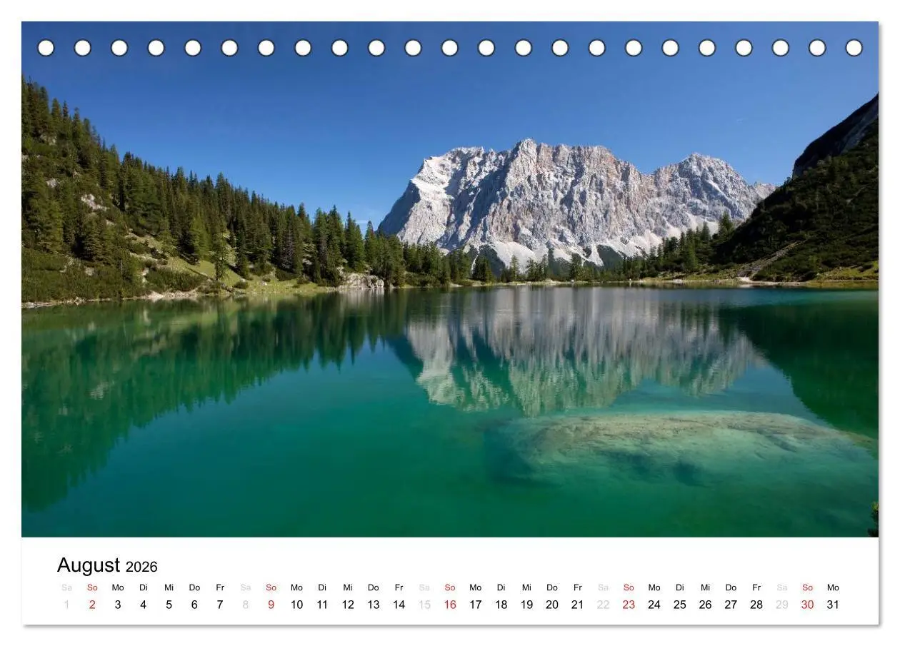 Bild: 9783516044218 | Zugspitz-Impressionen (Tischkalender 2026 DIN A5 quer), CALVENDO...
